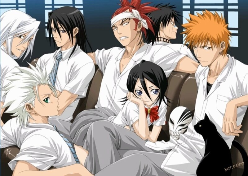 Anime Characters on Couch