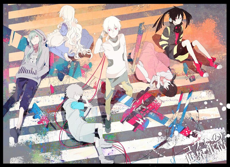 Anime Characters on Crosswalk