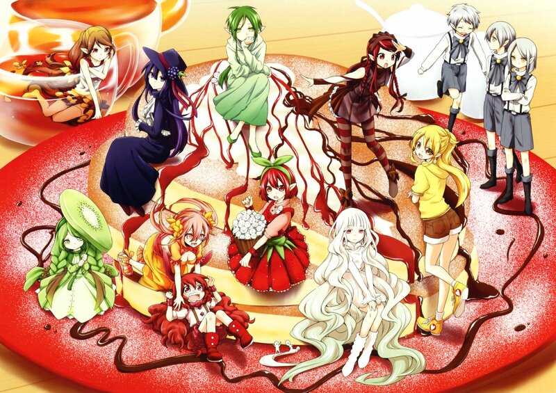 Anime Characters on Dessert