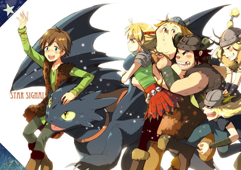 Anime Characters on Dragon