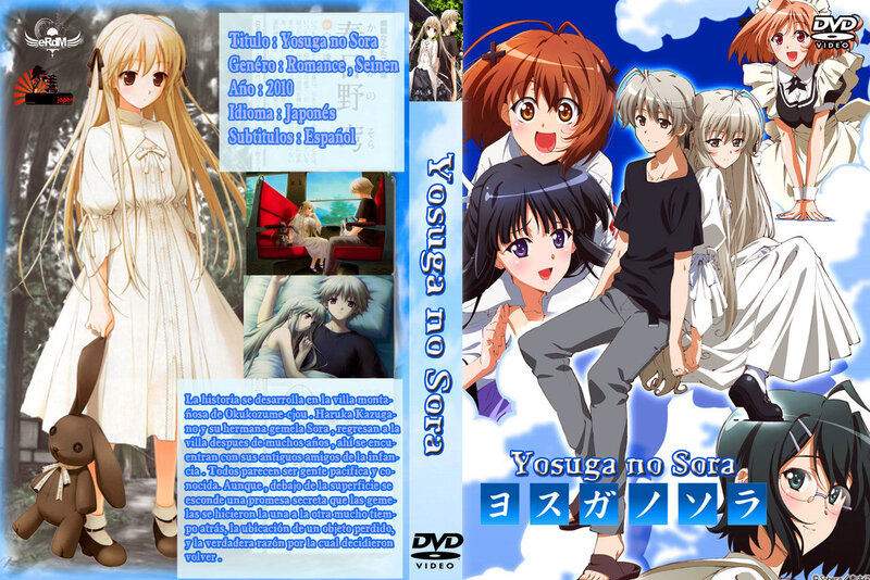 Anime Characters on DVD Cover — Blue, Cheerful