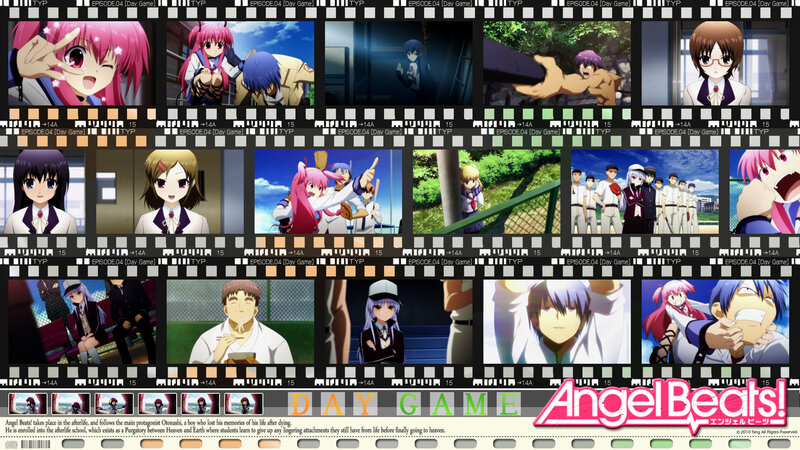 Anime Characters on Film Strip — Pink