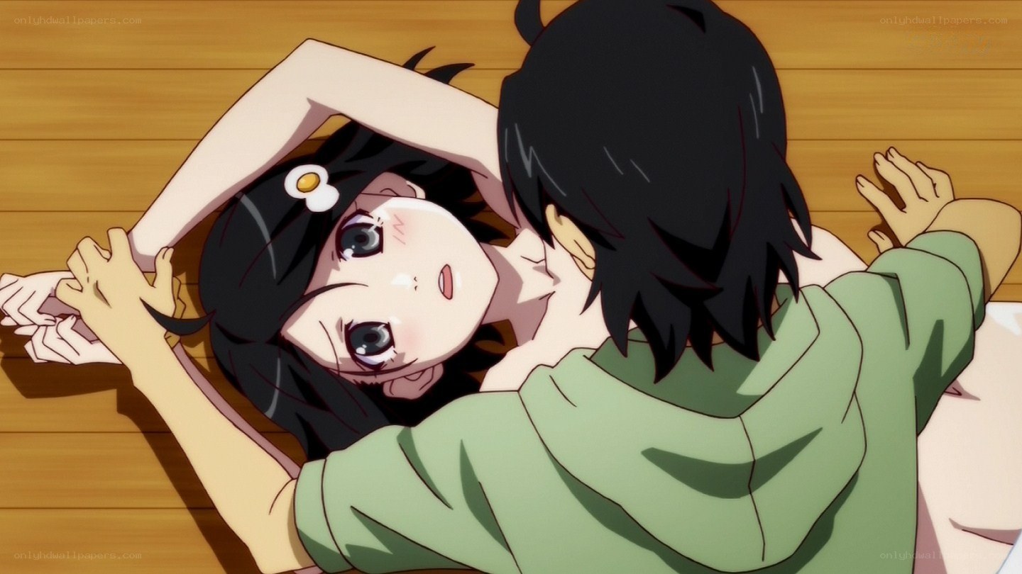 anime characters on floor