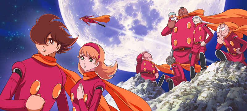 Anime Characters on Moon