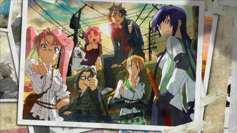 Anime Characters on Photo — Green