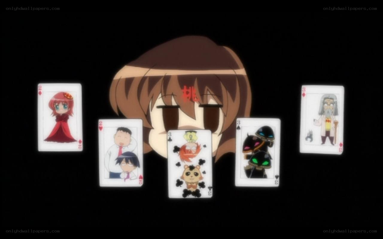 anime characters on playing cards