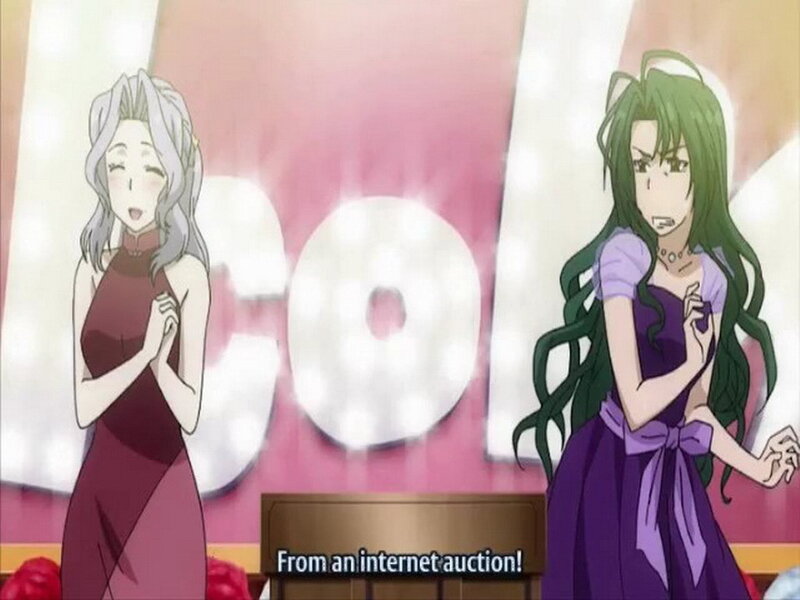 anime characters on stage