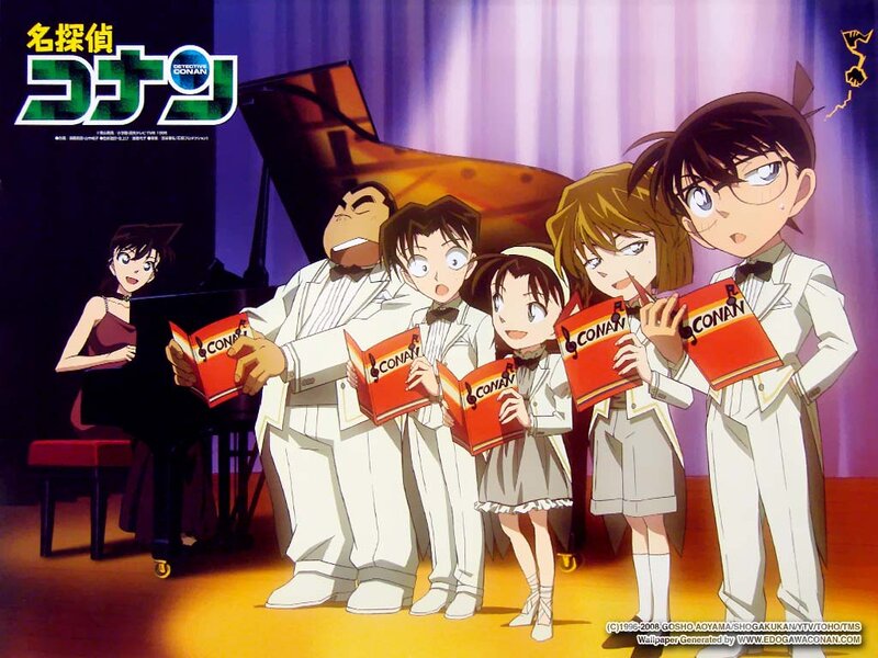 Anime Characters on Stage — White