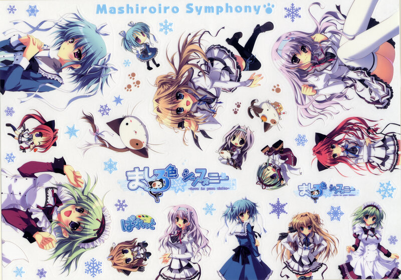 Anime Characters on Stickers
