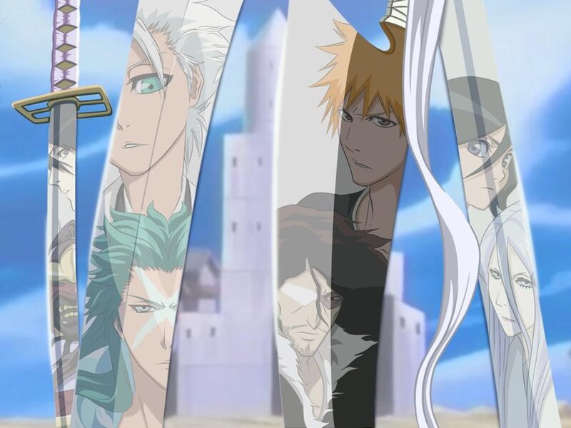 Anime Characters on Swords