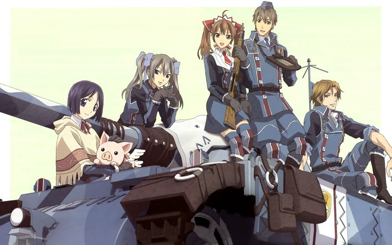 Anime Characters on Tank