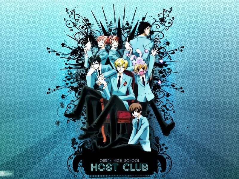 Anime Characters on Throne — Blue, Dramatic