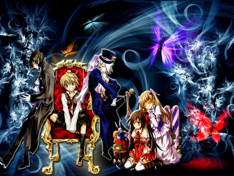Anime Characters on Throne