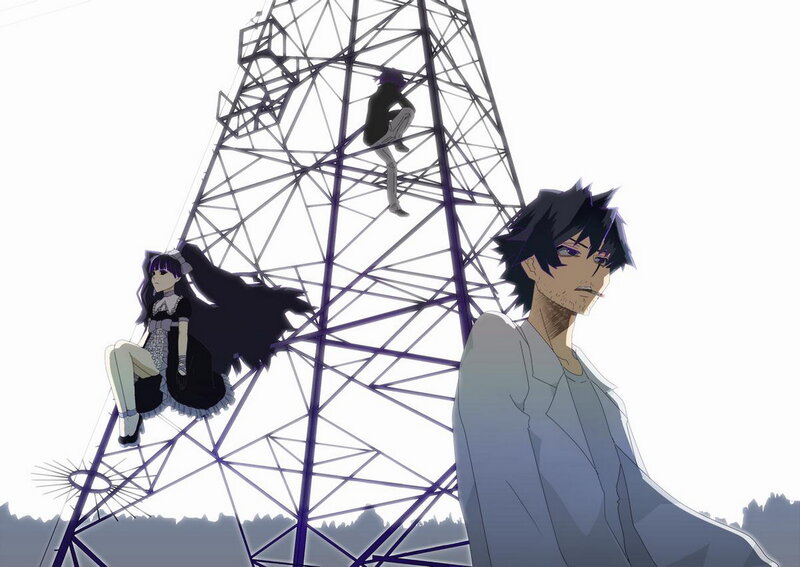 Anime Characters on Tower