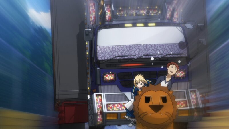 Anime Characters on Truck