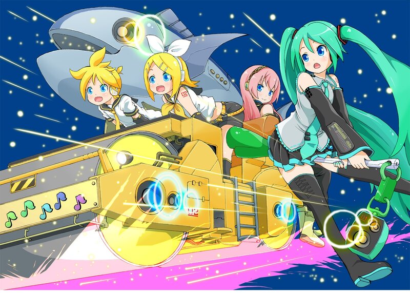 Anime Characters on Vehicle