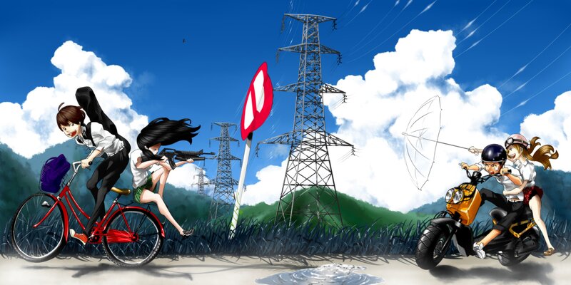 Anime Characters on Vehicles