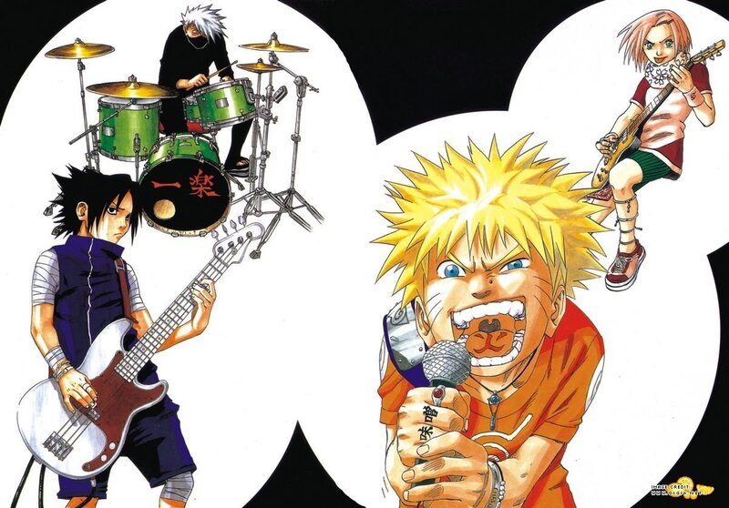 Anime Characters Playing Music