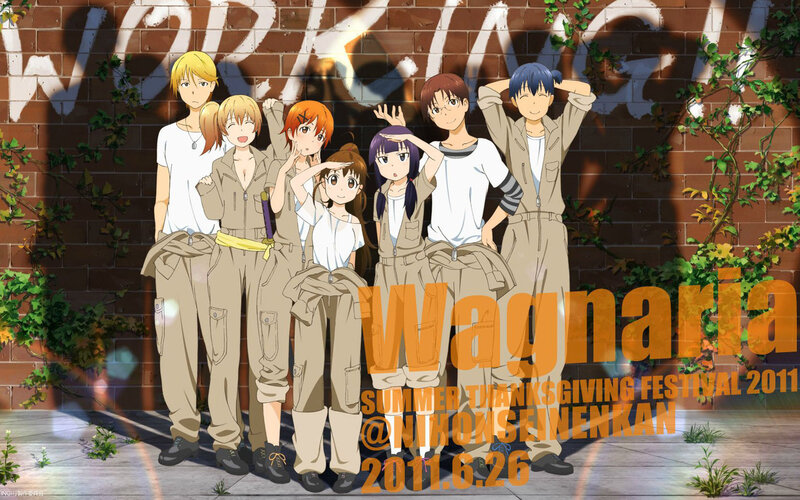 Anime Characters Posing — Brown, Casual