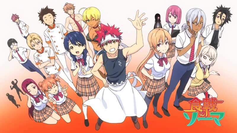 Anime Characters Posing — Orange