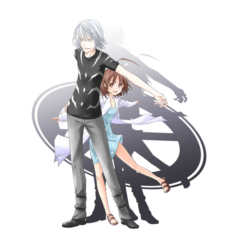 anime characters posing together