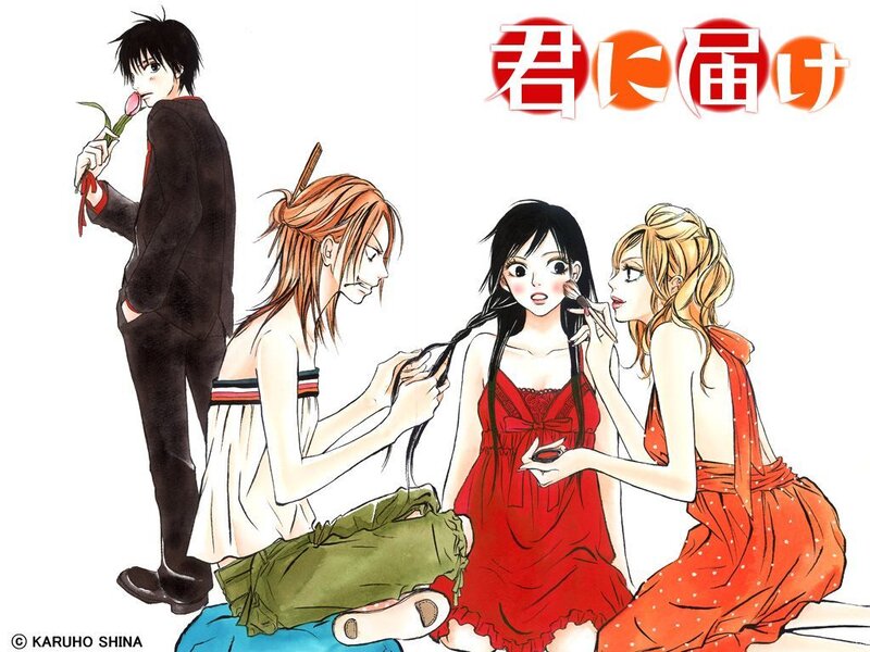 Anime characters preparing for an event