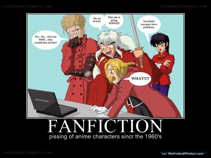 anime characters react to fanfiction