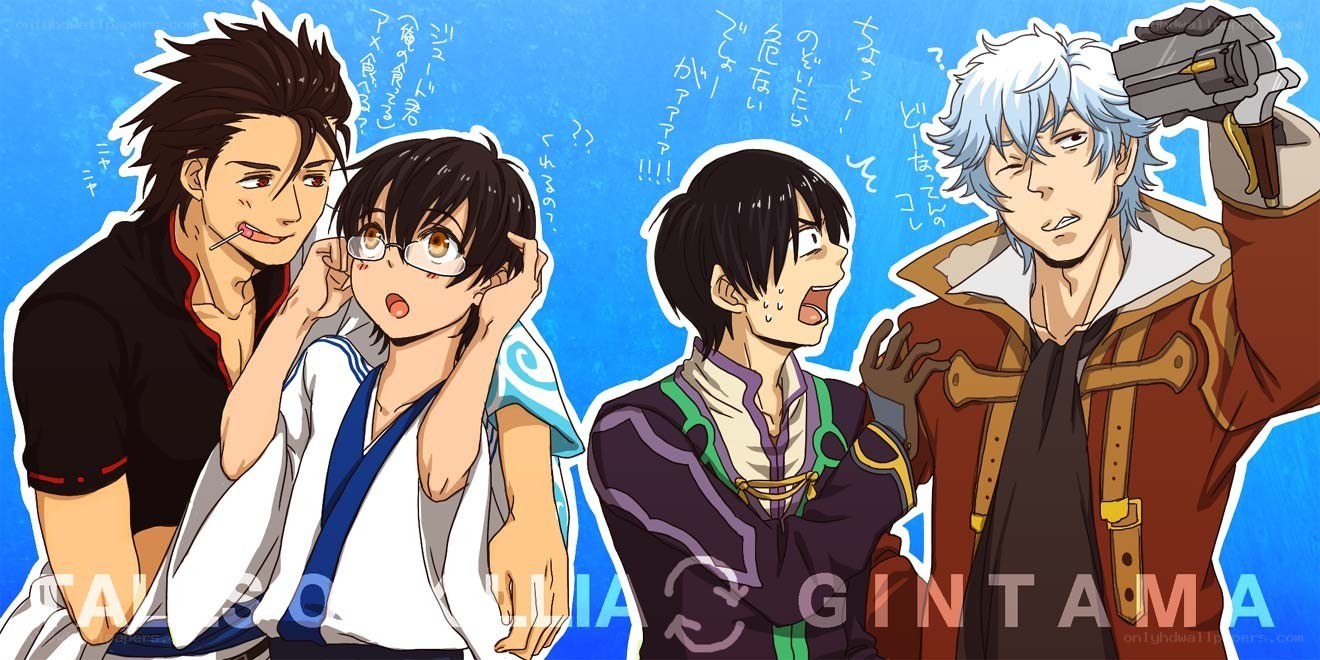 anime characters reacting to sound