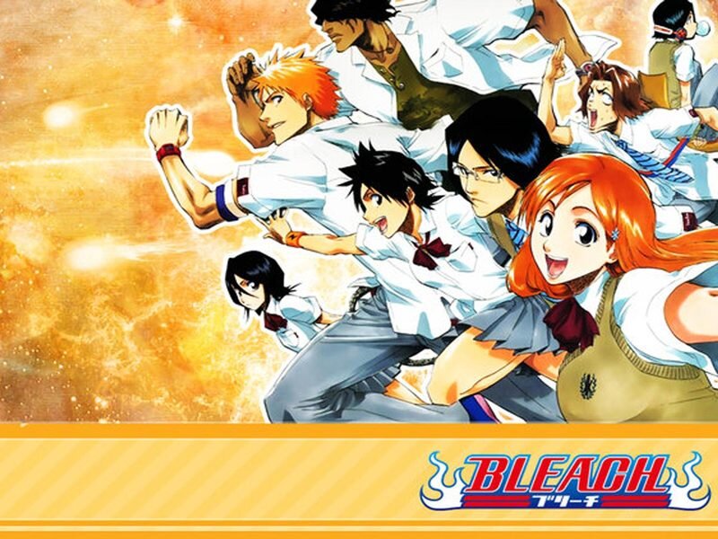 Anime Characters Running — Orange
