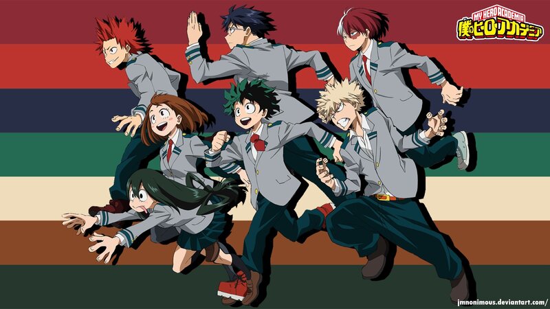 Anime Characters Running — Red, Dynamic