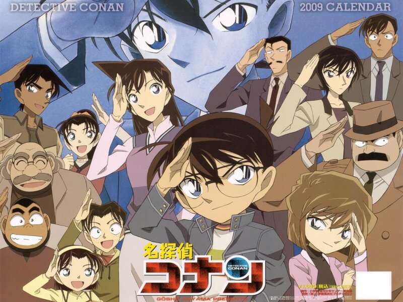 Anime Characters Saluting — Blue