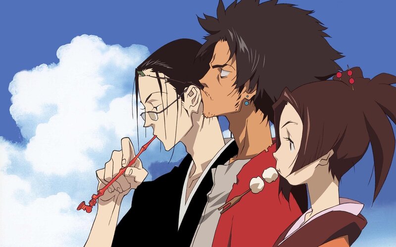 anime characters sharing a moment
