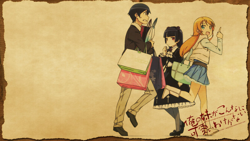 anime characters shopping