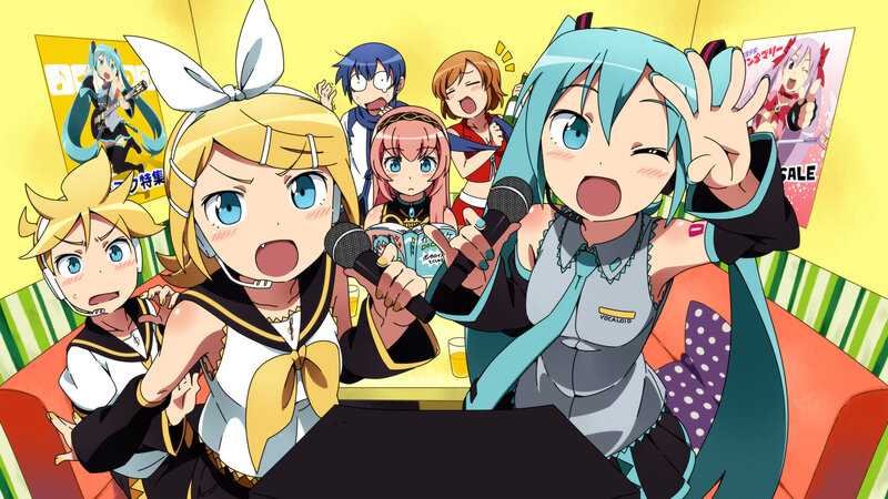 Anime Characters Singing — Yellow, Energetic