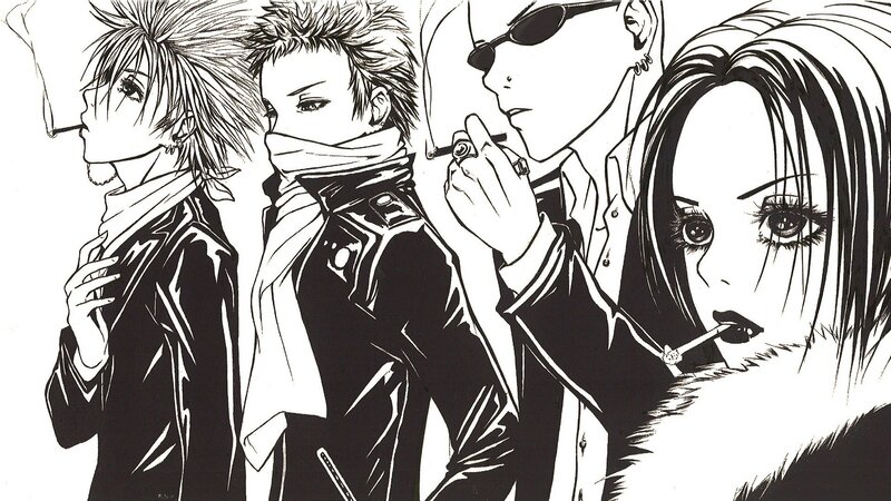 anime characters smoking