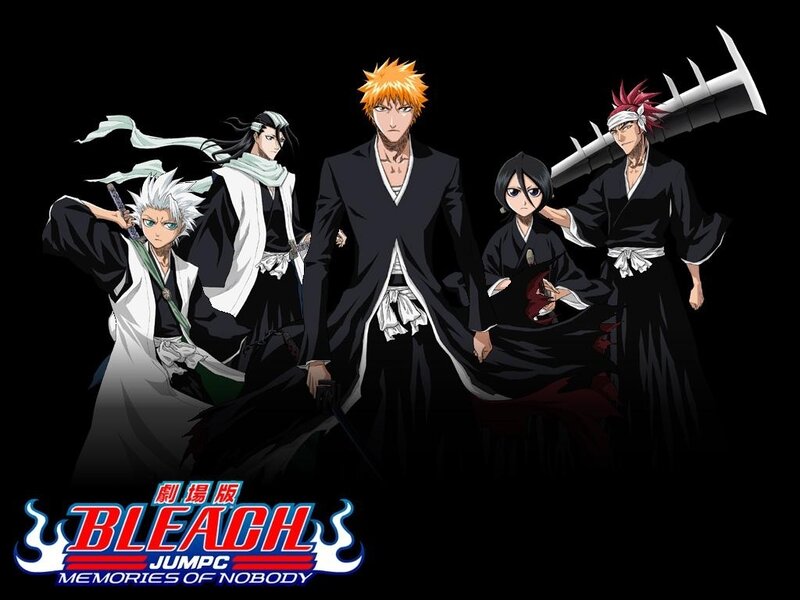 Anime Characters Standing — Black, Dramatic, Swords