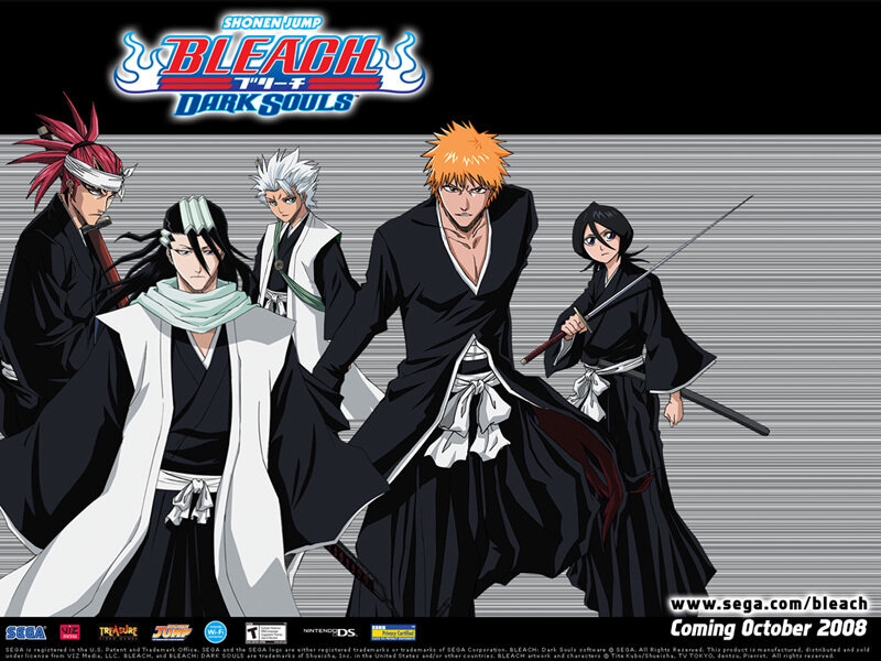 Anime Characters Standing — Black