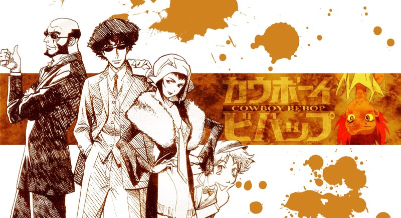 Anime Characters Standing — Brown, Dramatic, Manga