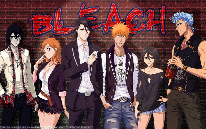 Anime Characters Standing — Red