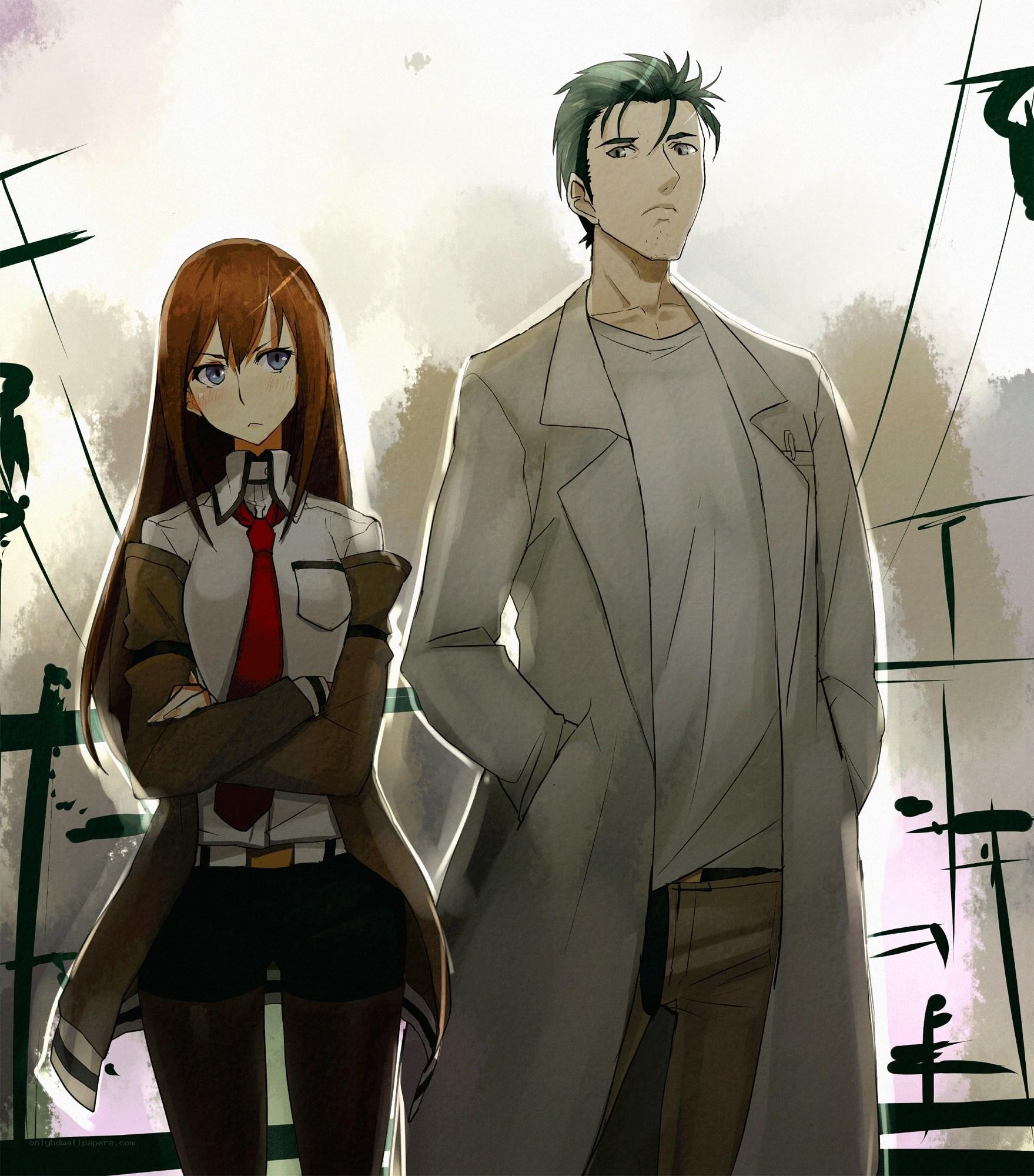 anime characters standing together