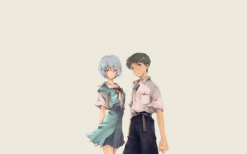 anime characters standing together