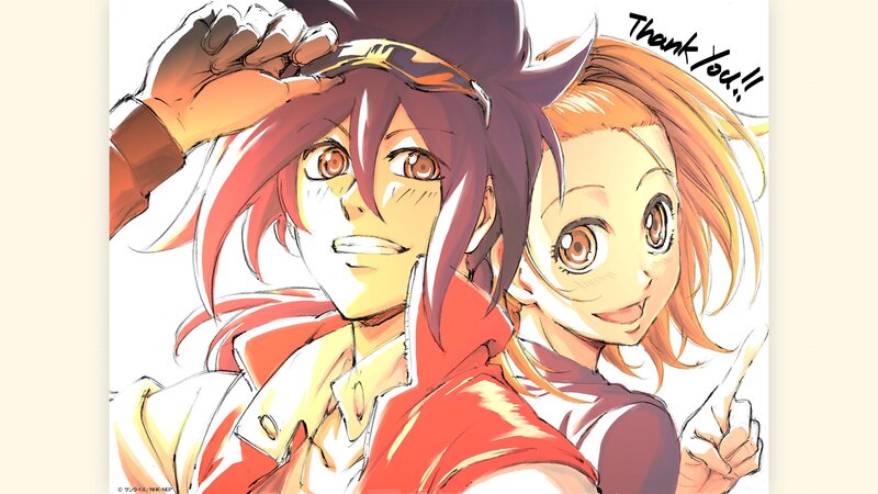 anime characters thank you