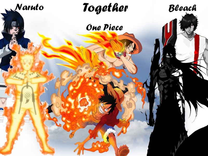 anime characters together