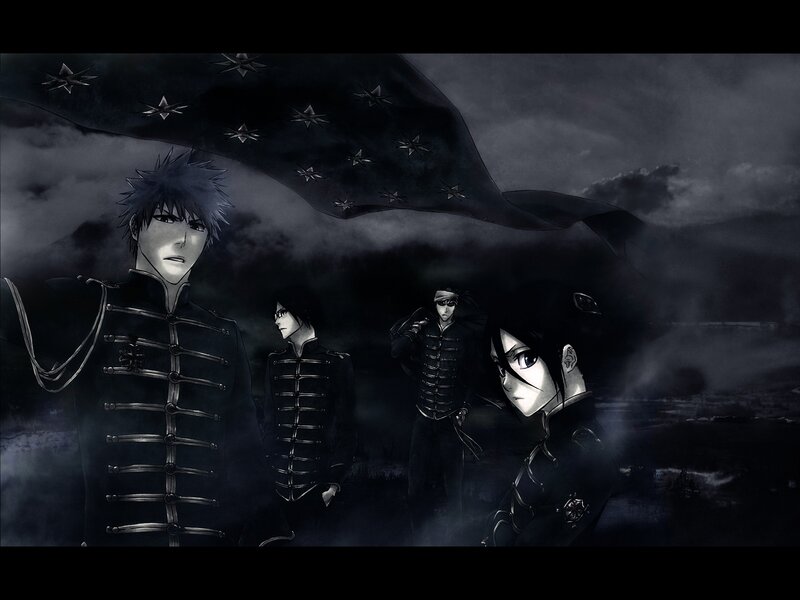 anime characters under dark flag