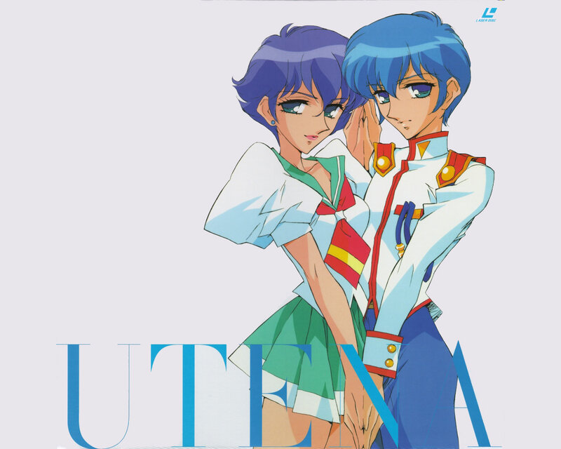 Anime characters Utena and Anthy