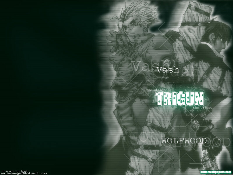Anime Characters Vash and Wolfwood