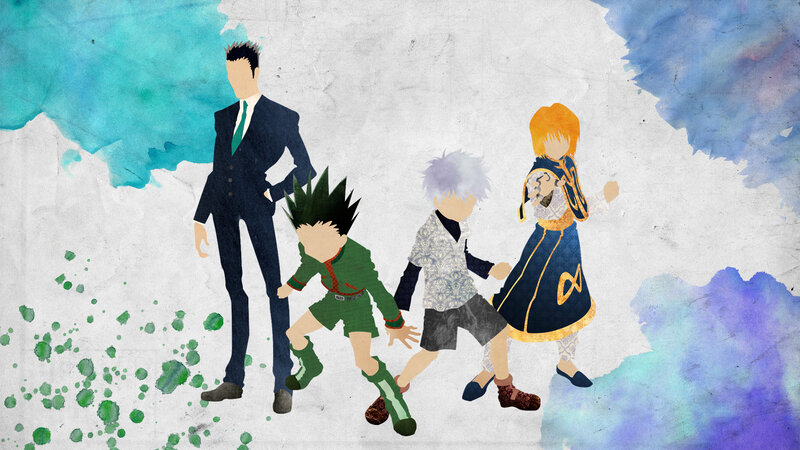 Anime Characters Walking — Blue, Calm