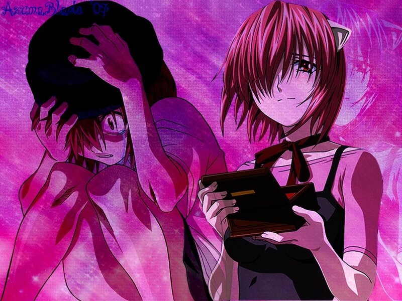 Anime characters with a box