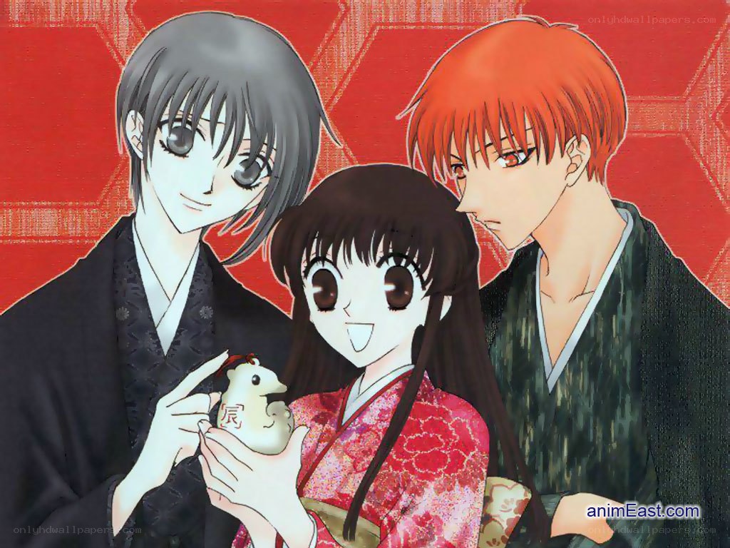 Anime characters with a figurine