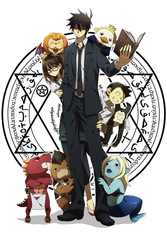 Anime Characters with a Man